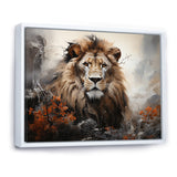 Elemental Lion Harmony - Lion Large Canvas Wall Art