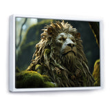 Enchanted Lion Wilderness Fantasy - Lion Living Room Wall Art