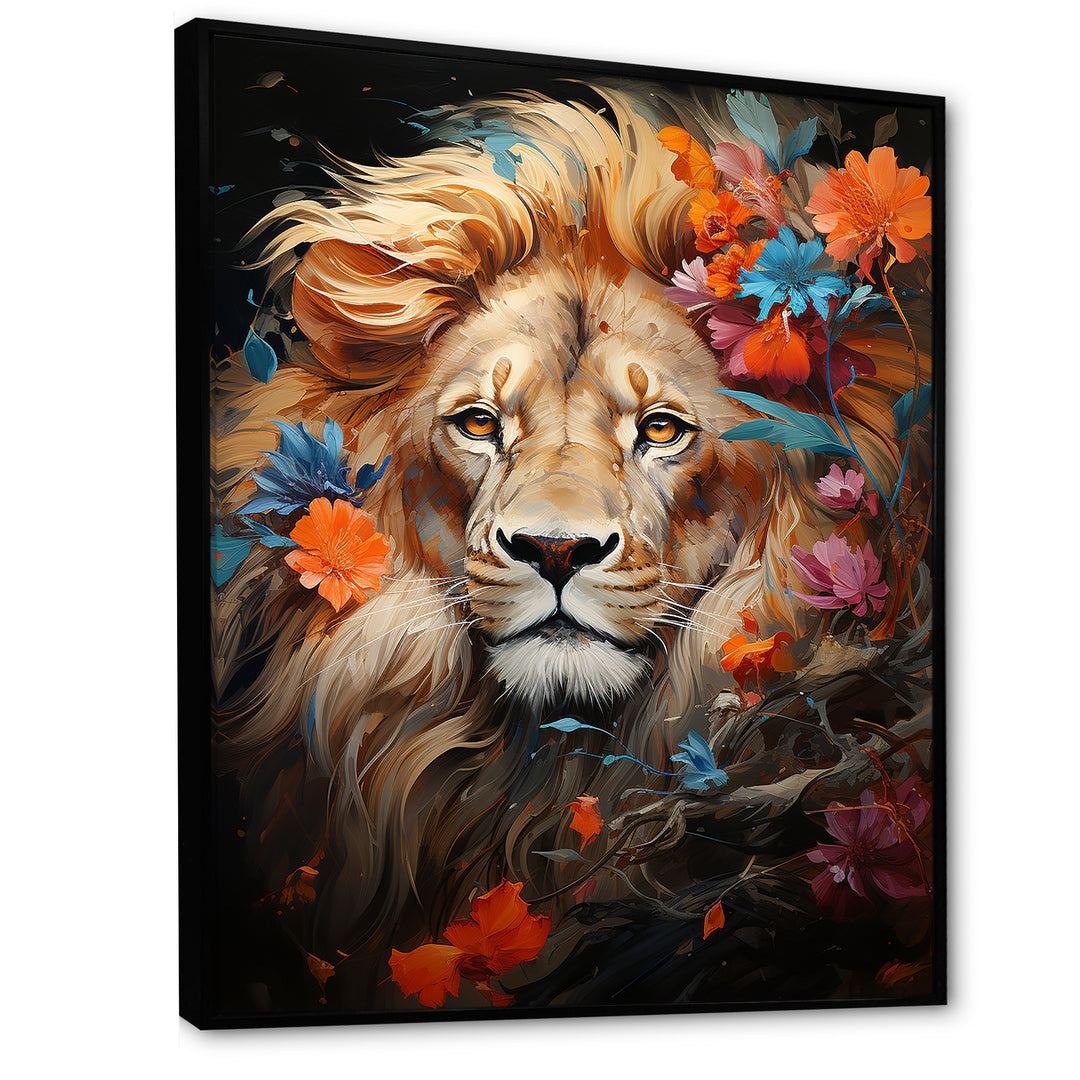 Eternal Majesty Lion Timeless Gaze - Lion Wall Decor