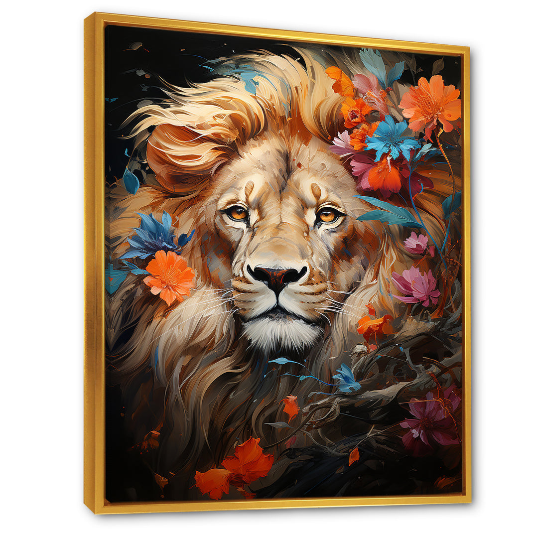 Eternal Majesty Lion Timeless Gaze - Lion Wall Decor