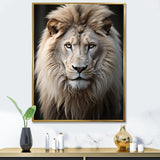 Lions Monochrome Photography - Lion Canvas Wall Art