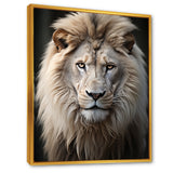 Lions Monochrome Photography - Lion Canvas Wall Art