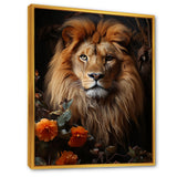 Lions Regal Portraiture - Brown Lion Wall Art