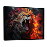 Lions Roaring Echoes - Lion Living Room Wall Art
