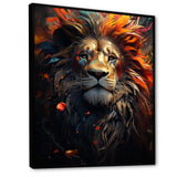 Lion Wild Essence - Lion Canvas Wall Art