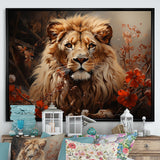 Lion Wilderness Symphony - Lion Wall Decor