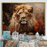 Lion Wilderness Symphony - Lion Wall Decor