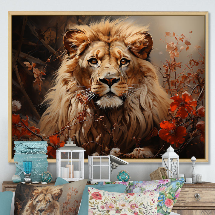 Lion Wilderness Symphony - Lion Wall Decor