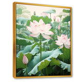 Lotus Minimalism Dream I - Floral Canvas Wall Art