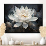 Serenity Blossum Lotus - Floral Canvas Wall Art