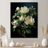 Beige Art Of Magnolias - Floral Canvas Wall Art