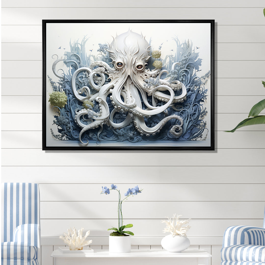 Marine Life Octopus Magic Animals - Marine Animals Canvas Wall Art