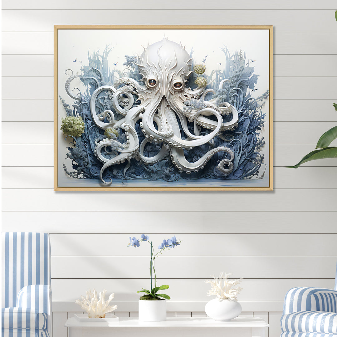 Marine Life Octopus Magic Animals - Marine Animals Canvas Wall Art