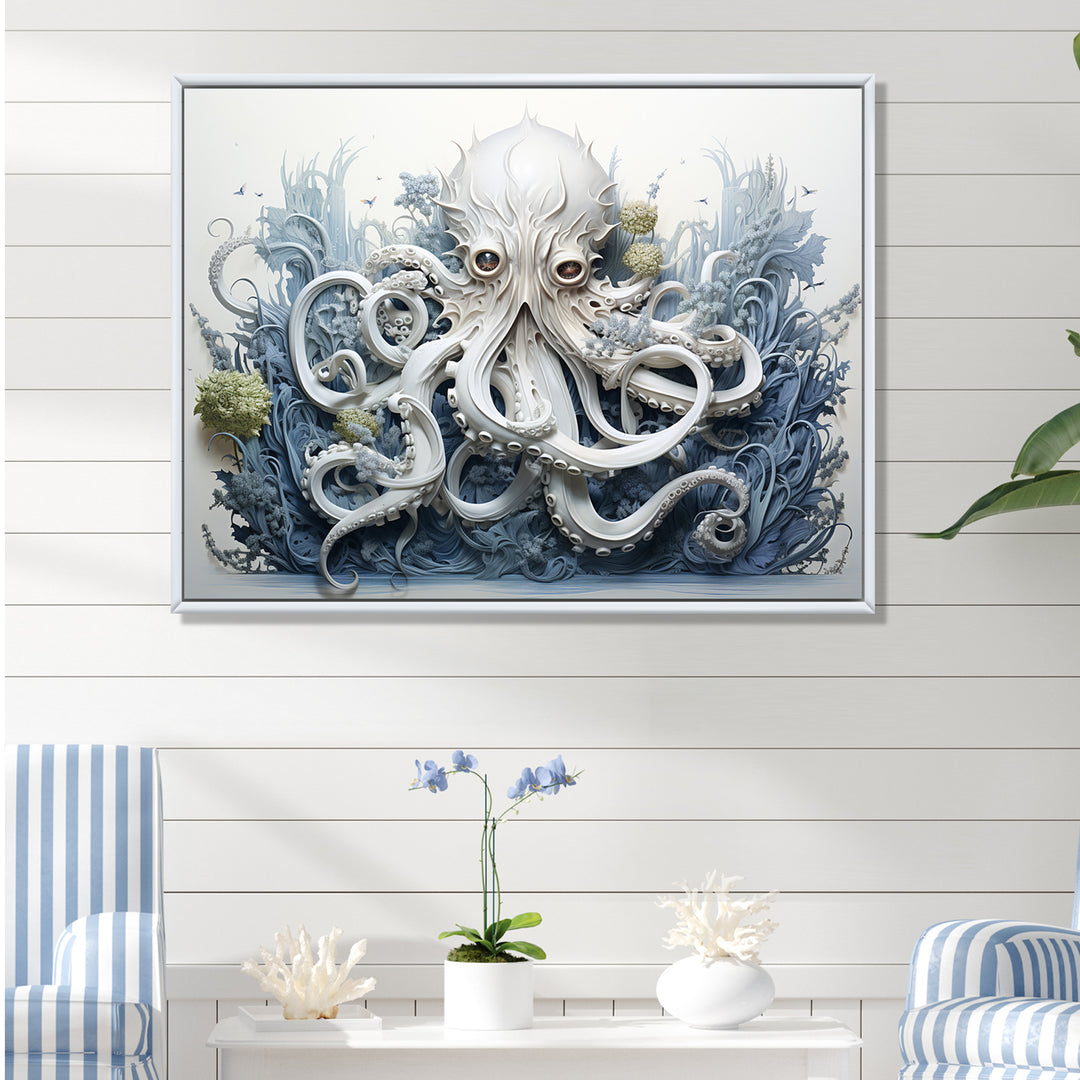 Marine Life Octopus Magic Animals - Marine Animals Canvas Wall Art