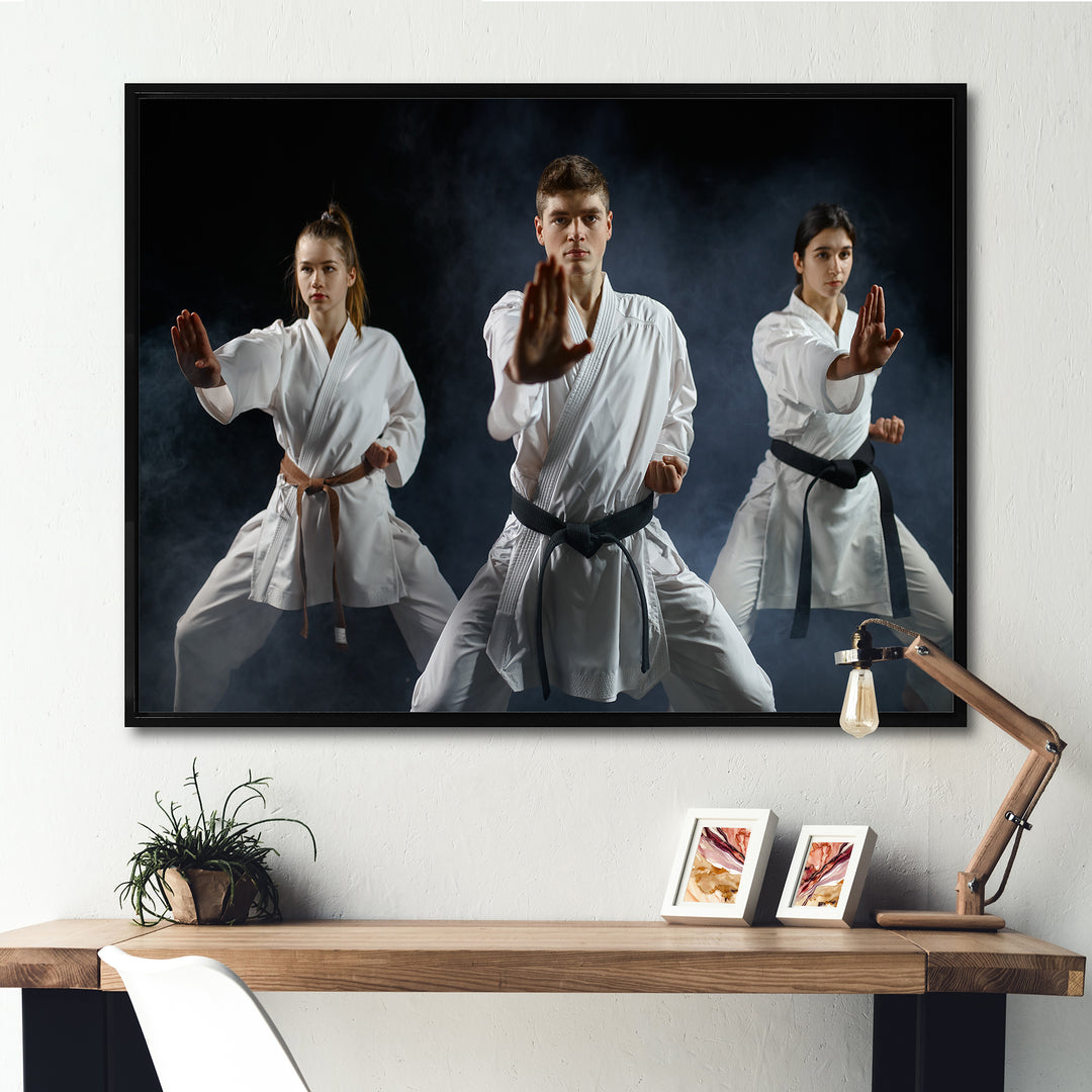 Martial Arts Fight Training Studio - Martial Arts Canvas Wall Art