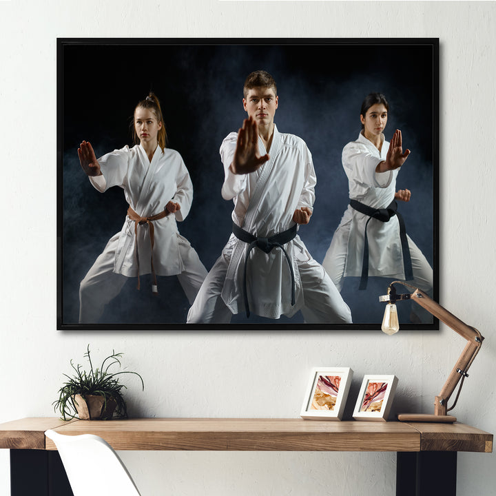 Martial Arts Fight Training Studio - Martial Arts Canvas Wall Art