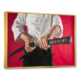 Man Training Aikido Martial Arts Studio - Martial Arts Canvas Wall Art