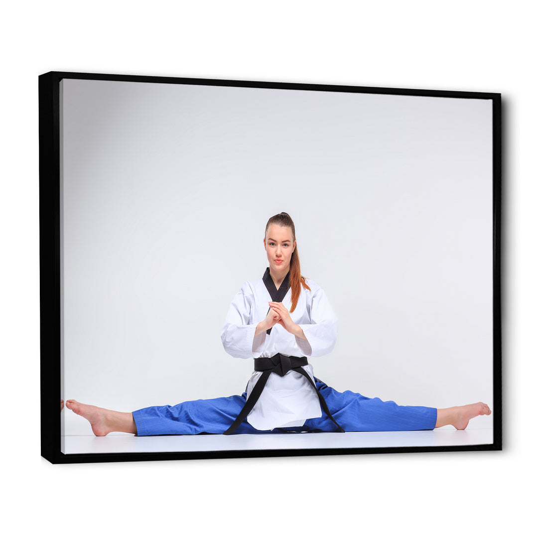 Karate Black Belt - Martial Arts Canvas Wall Art