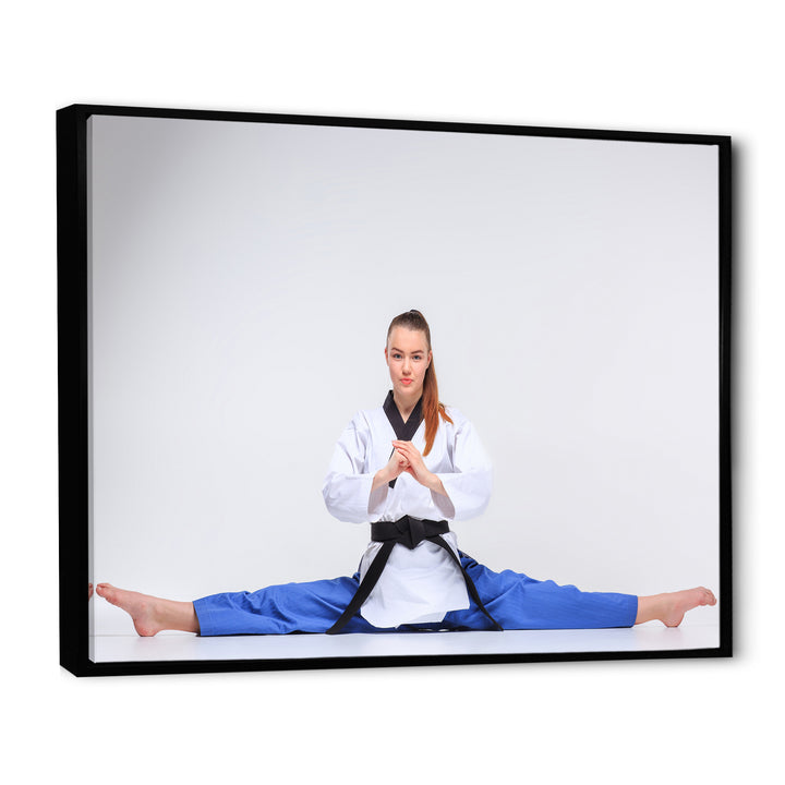 Karate Black Belt - Martial Arts Canvas Wall Art