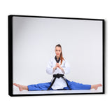 Karate Black Belt - Martial Arts Canvas Wall Art
