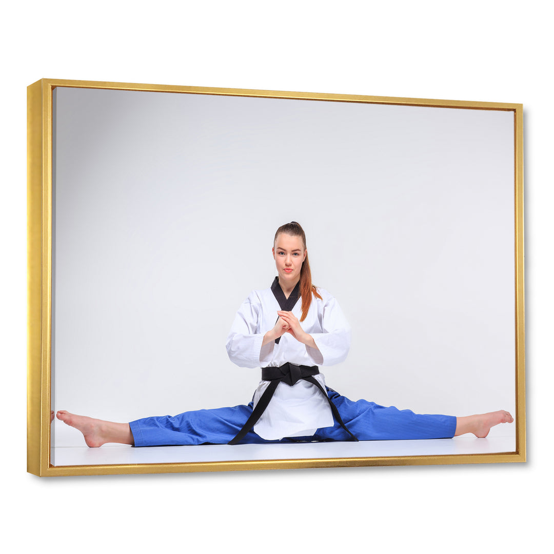 Karate Black Belt - Martial Arts Canvas Wall Art