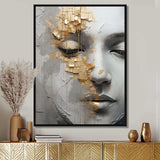 Woman Meditation Mind III - Fashion Canvas Wall Art