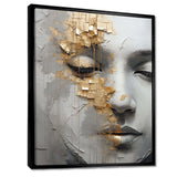 Woman Meditation Mind III - Fashion Canvas Wall Art