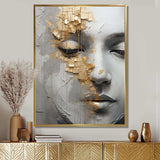 Woman Meditation Mind III - Fashion Canvas Wall Art