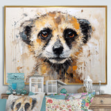 Cute Meercat Portrait - Meercat Wall Decor