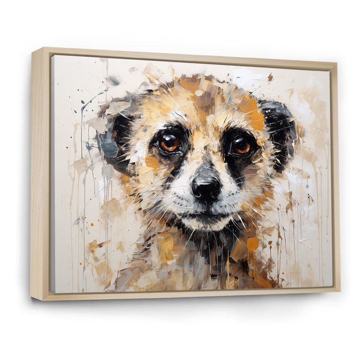 Cute Meercat Portrait - Meercat Wall Decor