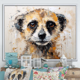 Cute Meercat Portrait - Meercat Wall Decor