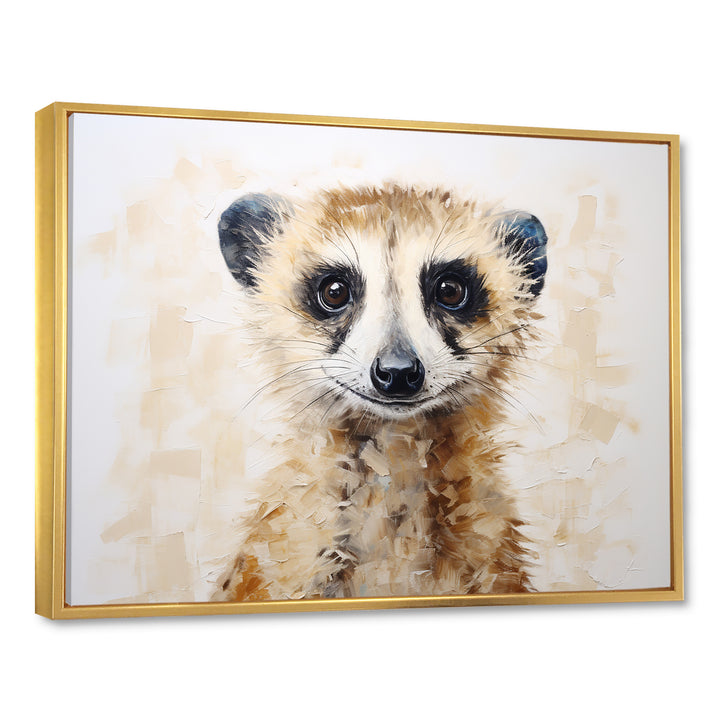 Minimalism Meercat Portrait - Meercat Wall Decor