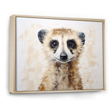 Minimalism Meercat Portrait - Meercat Wall Decor