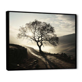 Mysterious Misty Mountain Morning III - Abstract Canvas Wall Art