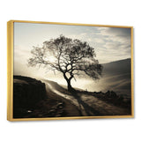 Mysterious Misty Mountain Morning III - Abstract Canvas Wall Art