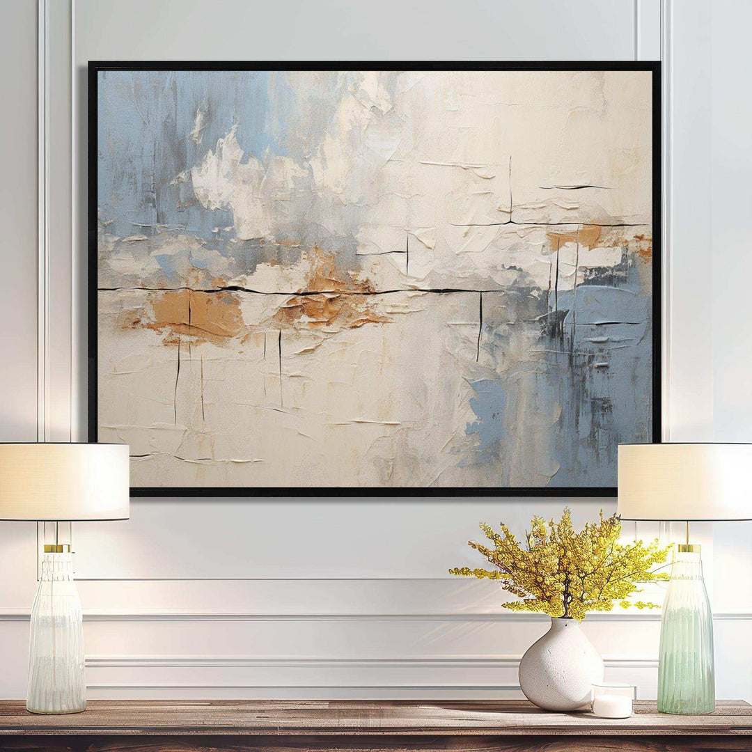 Minimalism Modern Scandinavian Serenity Art I - Landscapes Canvas Wall Art