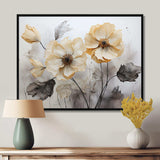 Minimalism Morning Glory - Floral Canvas Wall Art