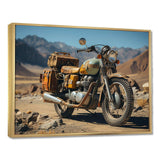 Rustic Adventure Cruiser Motorcycle - Transportation Canvas Wall Art