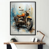 Surreal Motorcycle Journey - Motorcycle Canvas Wall Art