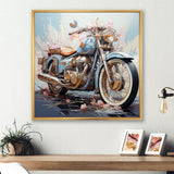 Motorcycle Freedom Awaits - Motorcycle Canvas Wall Art