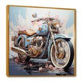 Motorcycle Freedom Awaits - Motorcycle Canvas Wall Art