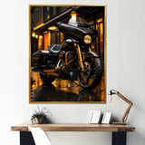 Urban Streeter Motorcycle - Motorcycle Canvas Wall Art