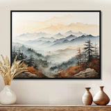 Mountain Morning Whisperes I - Landscapes Canvas Wall Art