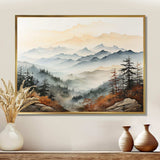 Mountain Morning Whisperes I - Landscapes Canvas Wall Art