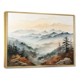 Mountain Morning Whisperes I - Landscapes Canvas Wall Art