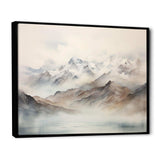 Morning Fog Mountain Wonder IV - Landscapes Canvas Wall Art