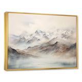 Morning Fog Mountain Wonder IV - Landscapes Canvas Wall Art