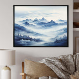 Mountain Blue Peak Harmonies II - Landscapes Canvas Wall Art