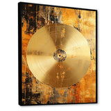 Cymbal Symphony Gilded - Music Canvas Wall Art