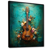 Tropical Guitar Music Euphonic - Music Canvas Wall Art